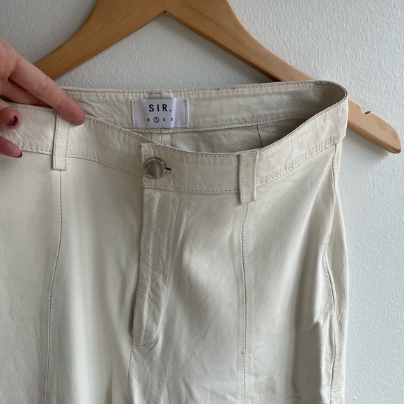 SIR the Label white leather pants - Picture 3 of 11